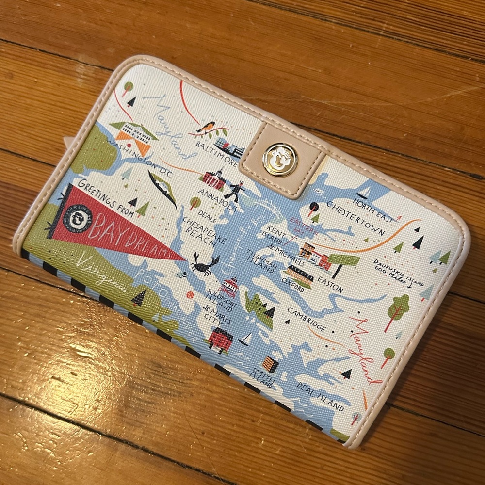 Spartina 449 Maryland Map Wallet